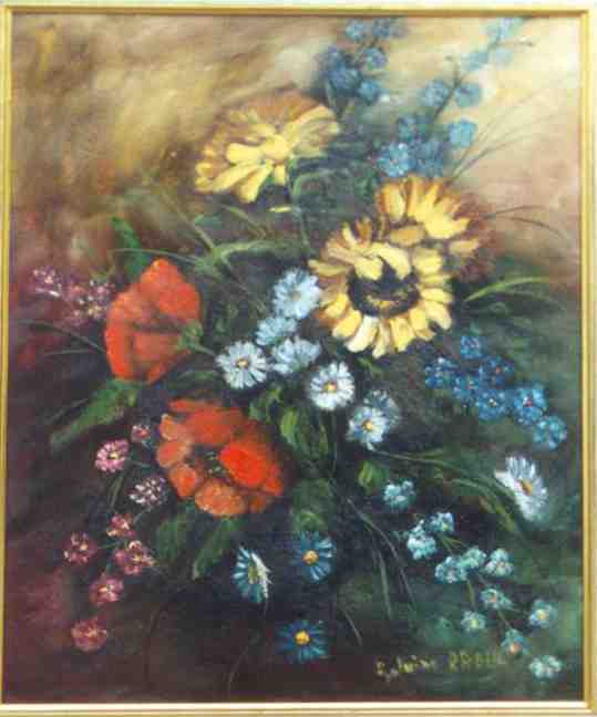 Bouquet de fleurs dim(30*40cm)